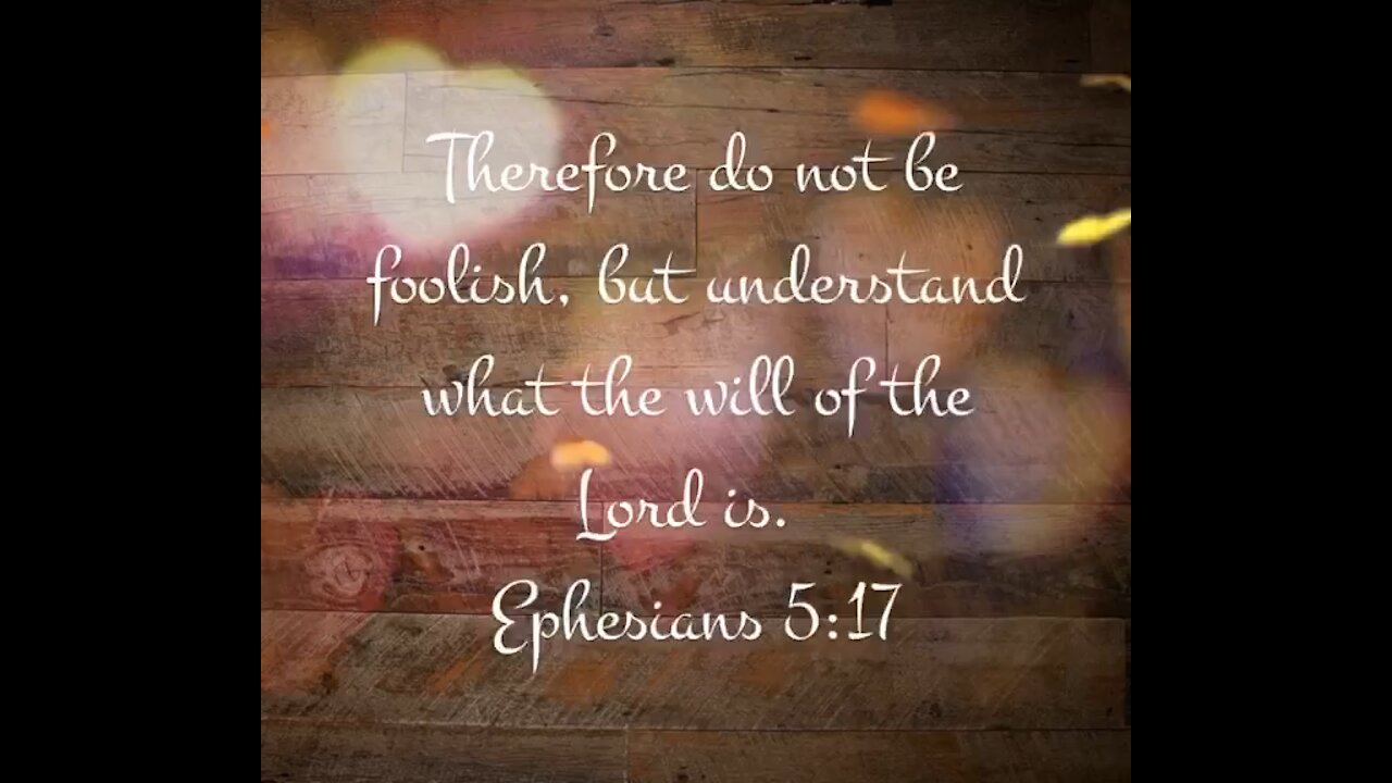 Ephesians 5:17