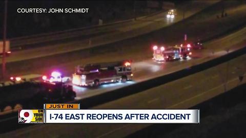 Ice causes traffic issues early Thursday morning