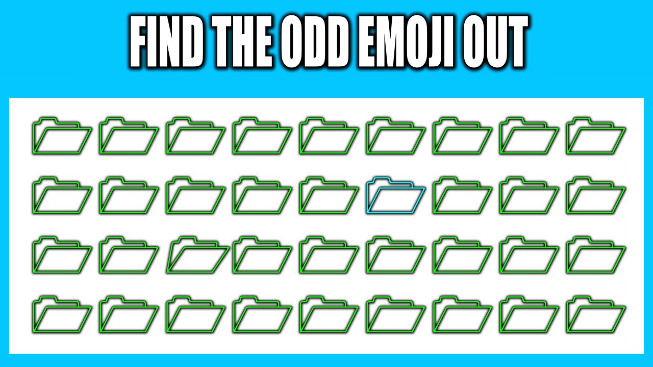 Can You Find the Odd Emoji Out in These Pictures puzzles? Emoji Puzzle Brain games | Odd one out