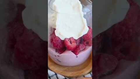 Homemade Strawberry Ice Cream #ytshorts #shortsfeed