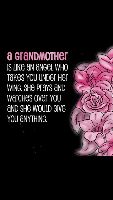 Grandmother Is Like An Angel [GMG Originals]