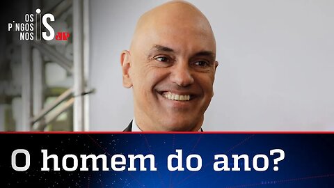 Alexandre de Moraes é eleito o homem do ano por revista pró-Lula