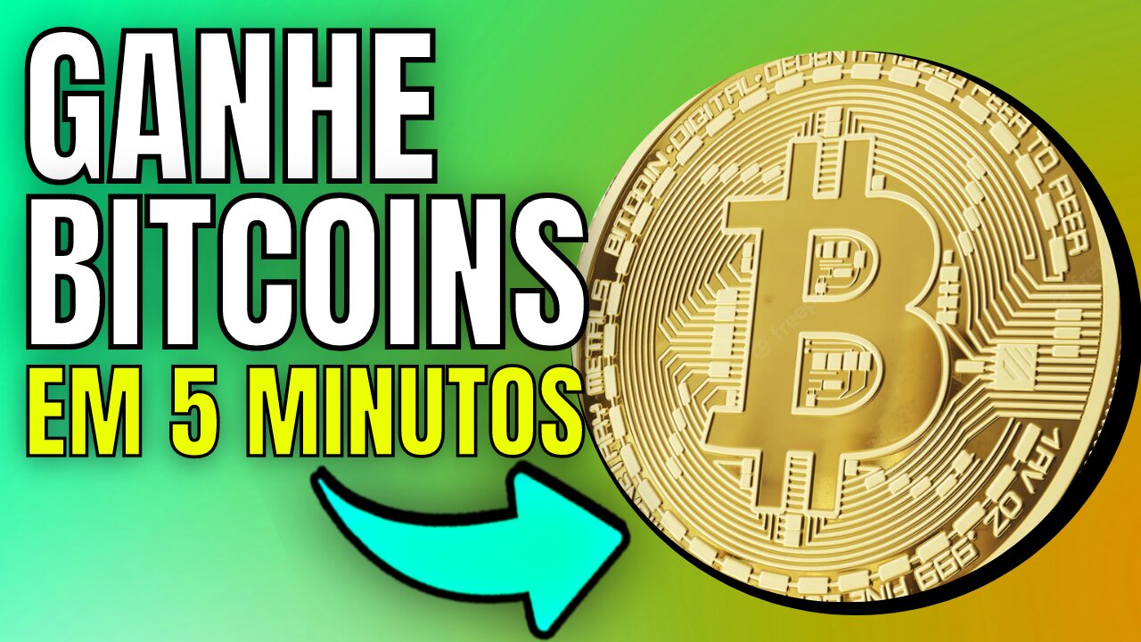 GANHE BITCOIN A CADA 5 MINUTOS COM ESSE SITE.