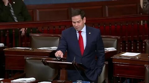 Rubio Bids Farewell to Senator Bill Nelson on the Senate Floor