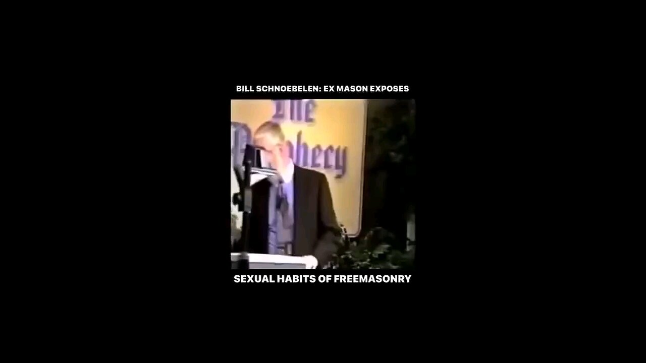 Ex mason exposes the sexual habits of freemasonry. Link