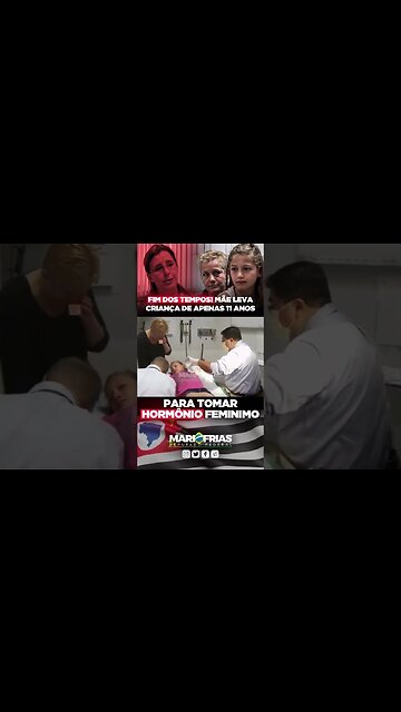 Mãe leva filho para fazer tratamento com hormônios #shorts #noticias #news
