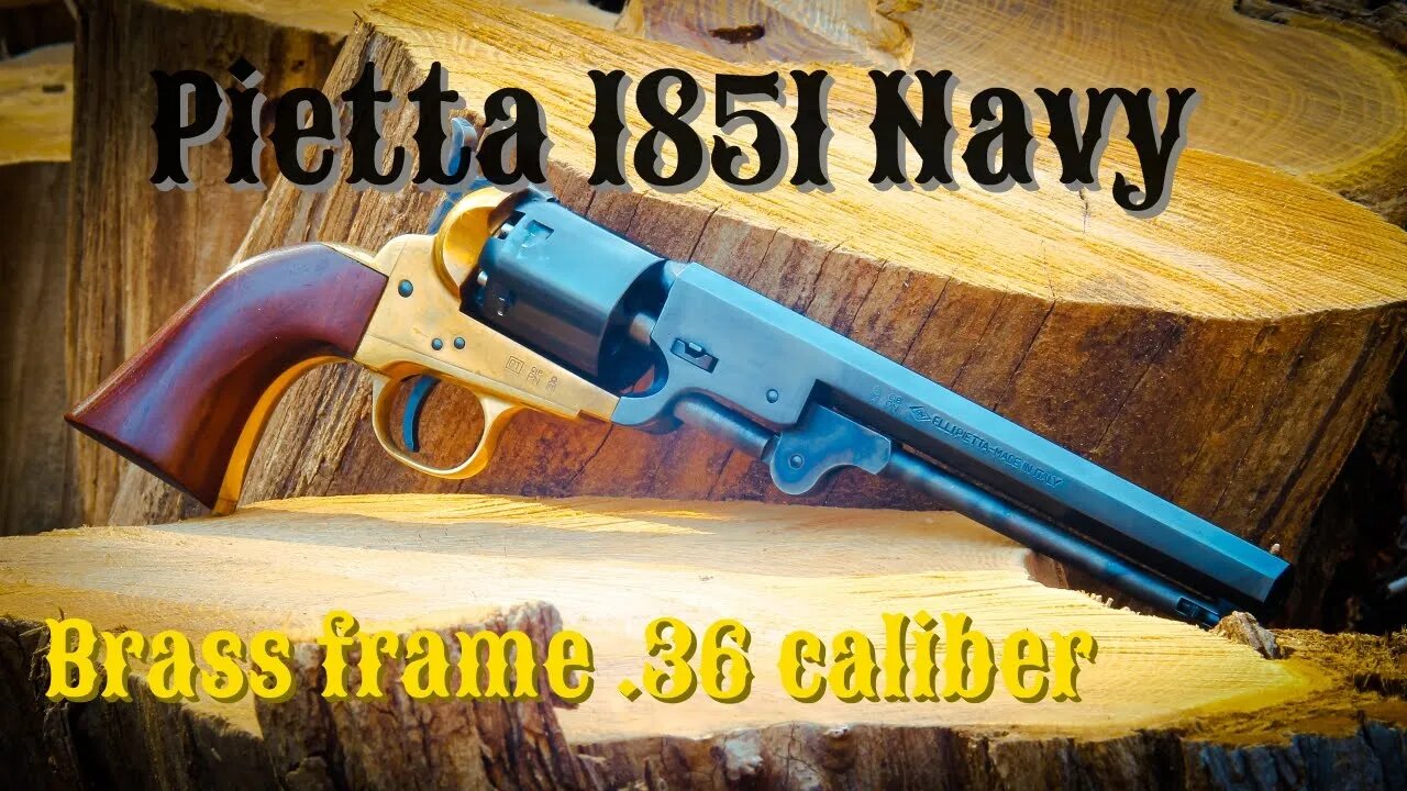 The cheapest cap and ball revolver - Pietta 1851 Navy with brass frame