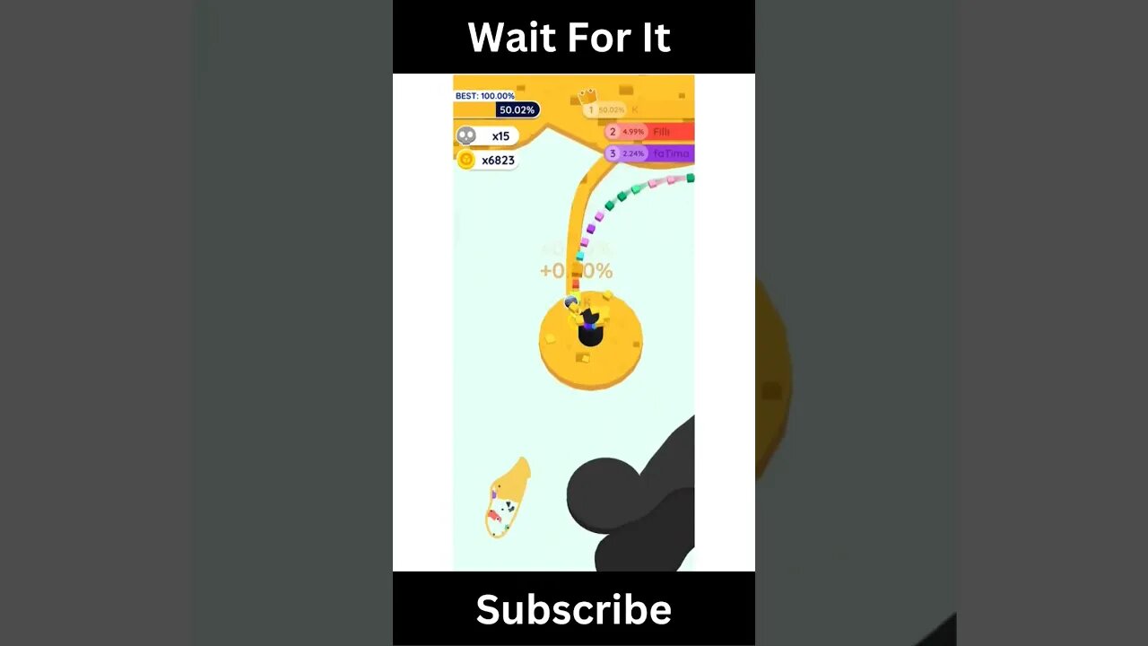 Wait For End | Paperio.2 Mobile Gaming Shorts #shorts #shortsfeed