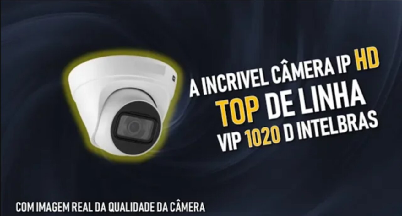 A INCRÍVEL IMAGEM HD "QUE PARECE FULL HD" DA CÂMERA IP 1020 DOME