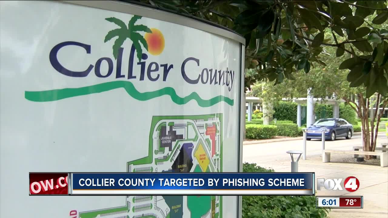 Cyber criminals scam $184,000 from Collier County in phishing scheme