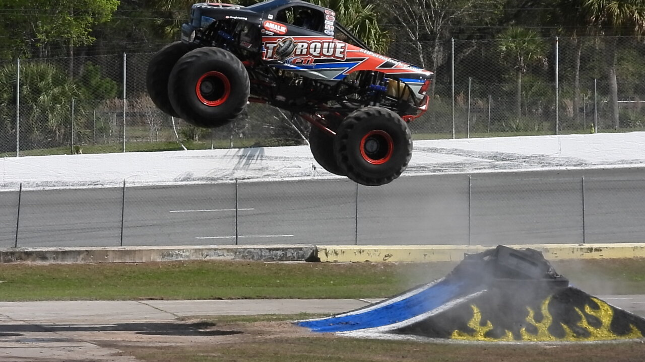 Monster TruckZ at New Smyrna Speedway on 2-27-22