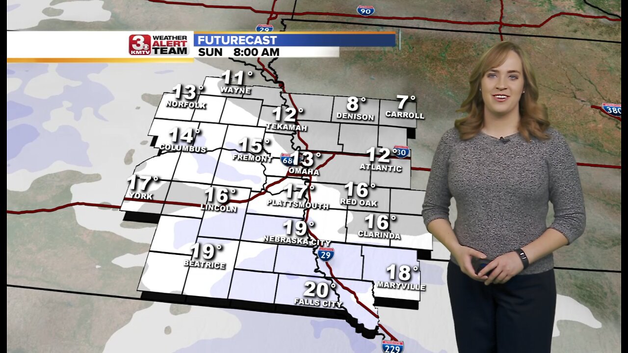 Audra's Sunday Forecast