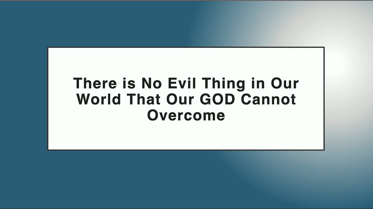 Dr. Jana Schmidt | “There Is No Evil Thing In Our World That Our GOD Cannot Overcome”