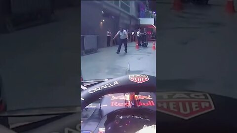 Red Bull ask Max Verstappen to abort the final lap in qualifying #singaporegp #shorts