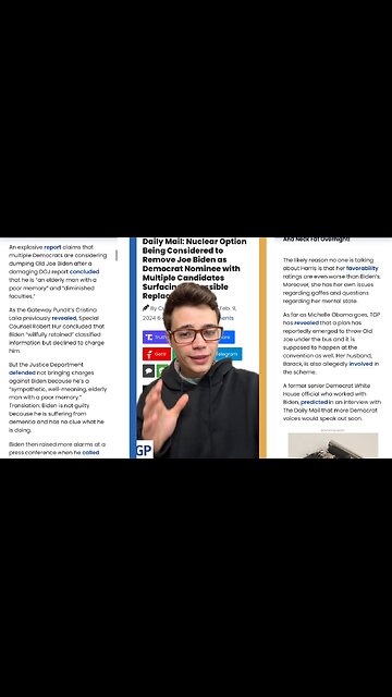 Victor Reacts: Are They Going to Replace Joe Biden?