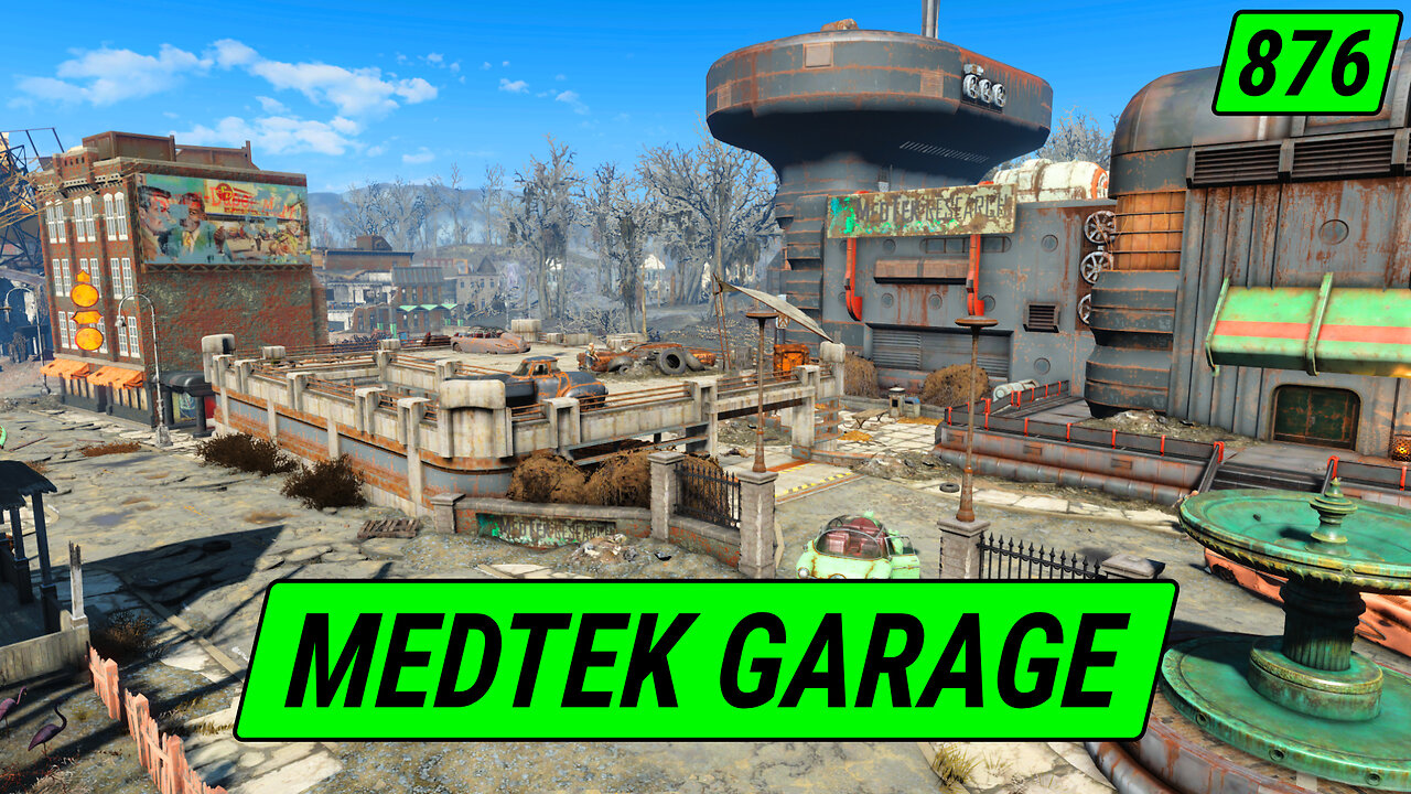 MedTek Ghoul Garage | Fallout 4 Unmarked | Ep. 876