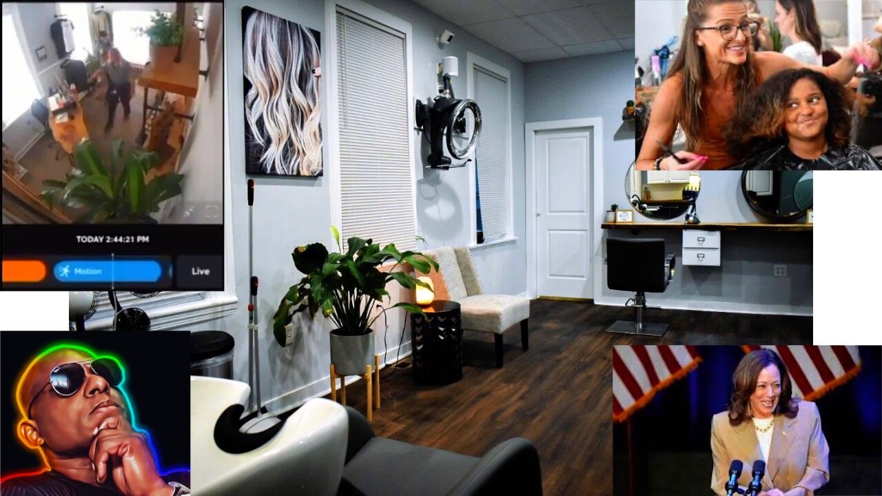 Kamala’s Secret Service Breaks Into Salon To Use The Restroom And Tapes Over Cameras