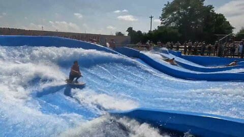 flowrider - Doug - 3 at Soak City, Kings Island