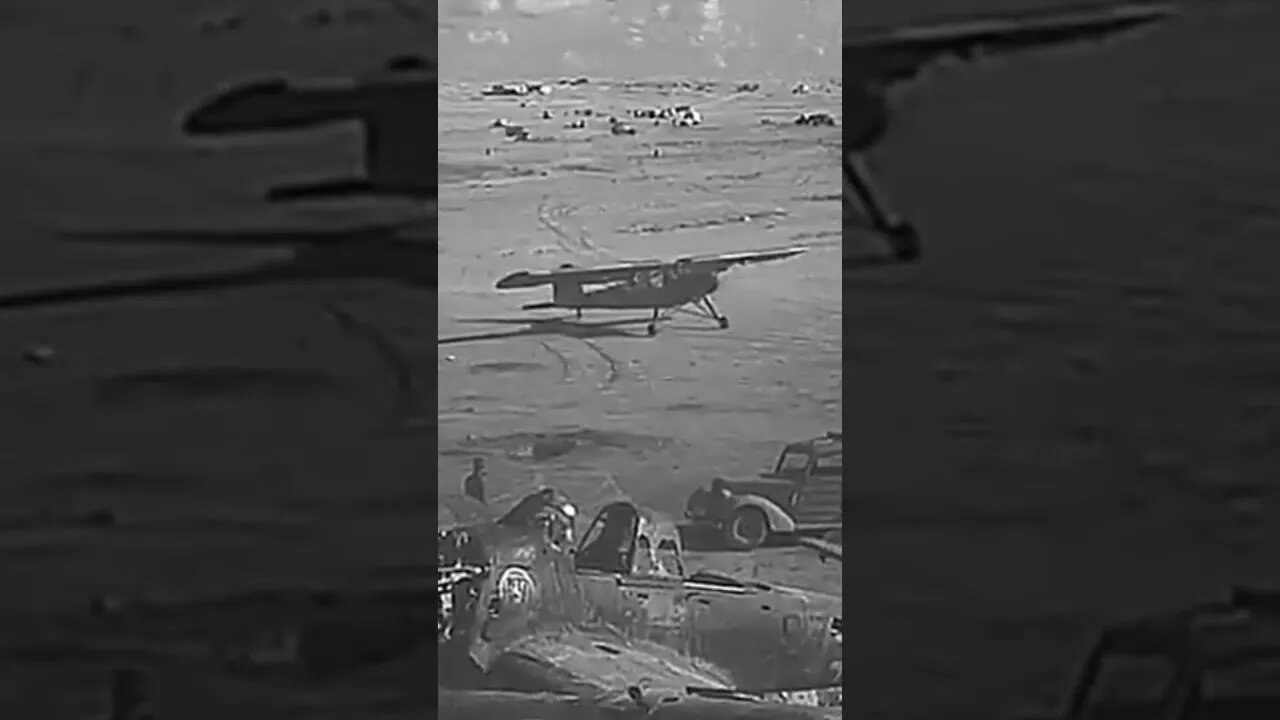 Norte da África.Bela filmagem da aeronave de ligação alemã Fieseler Fi 156 "Storch" #war #historia