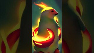 AI generated Cyndaquil #whosthatpokemon #pokemon