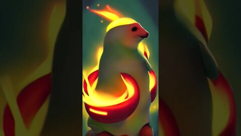 AI generated Cyndaquil #whosthatpokemon #pokemon