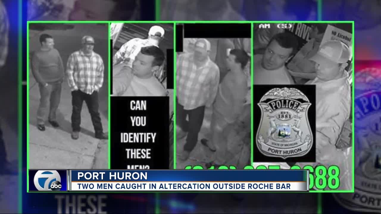 Police seek 2 men involved in altercation outside Port Huron bar