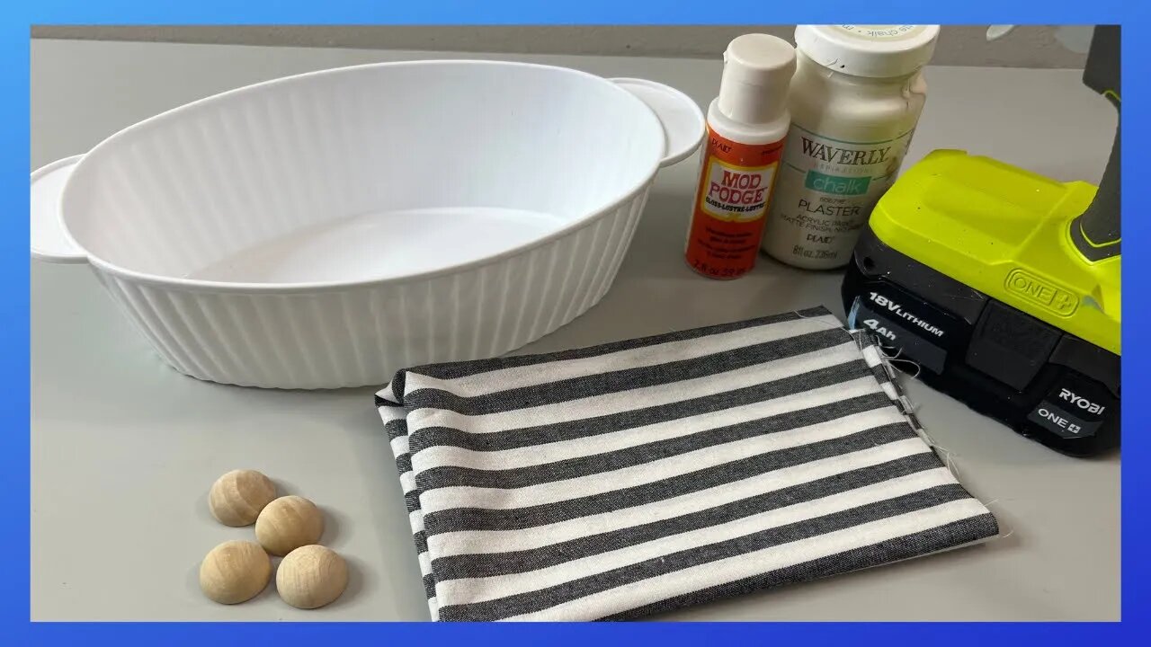 Quick & Easy Basket Display || Using a Dollar Tree Serving Dish || Just 1 Easy Craft