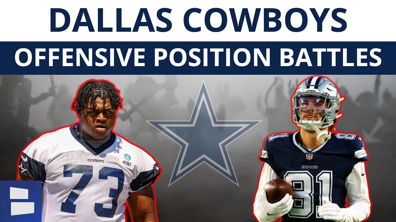 Top Dallas Cowboys Roster Battles On Offense