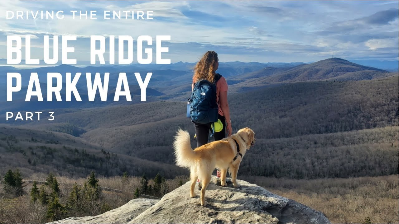 Driving the entire Blue Ridge Parkway end to end. Part 3 ( amazing views while hiking in the clouds)