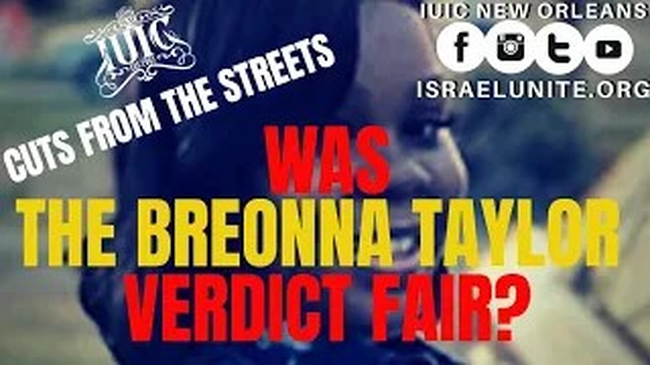 The Israelites: Cuts From The Streets: The Breonna Taylor Verdict