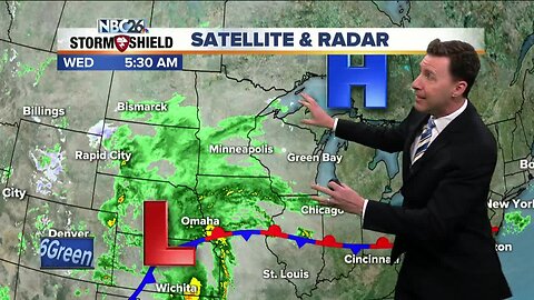 Michael Fish's NBC26 Storm Shield weather forecast