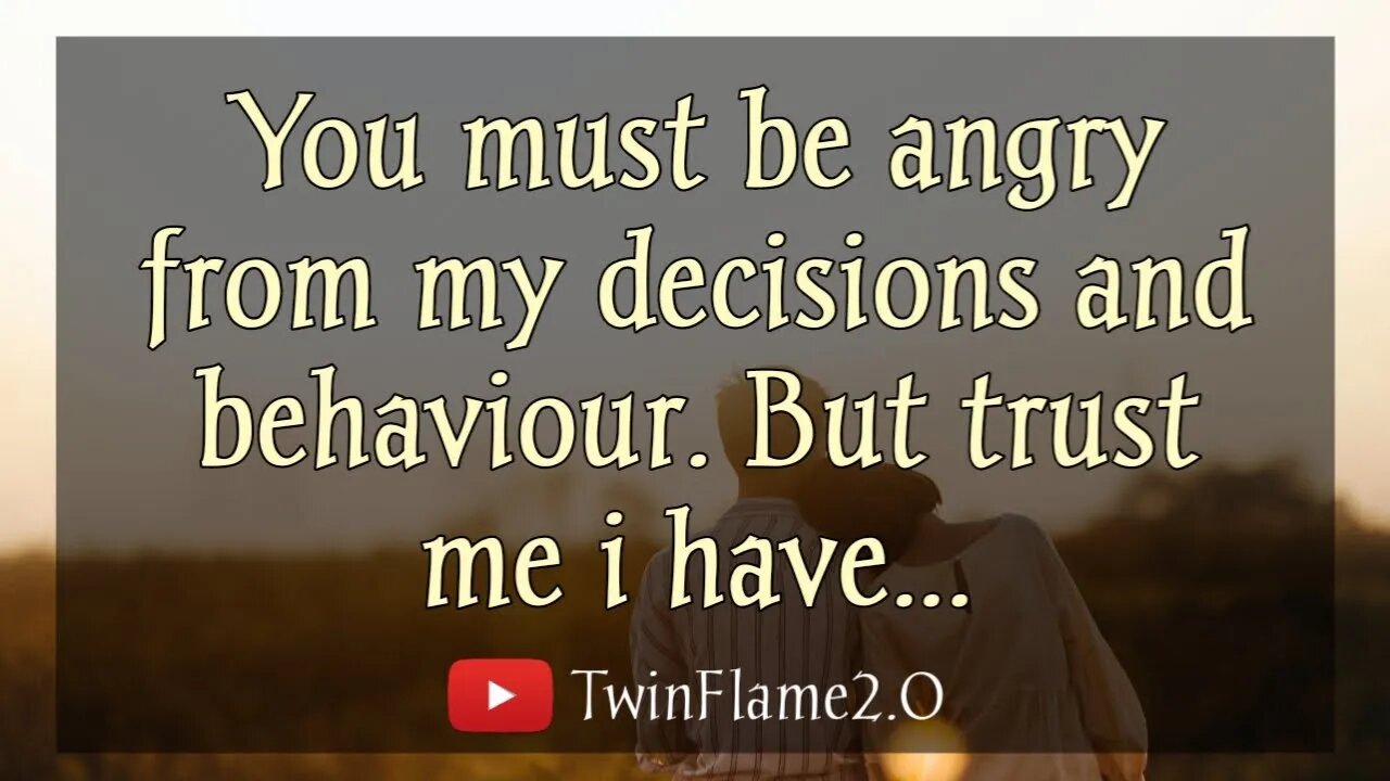 🕊 You must be angryfrom my decisions 🌹 | Twin Flame Reading Today | DM to DF ❤️ | TwinFlame2.0 🔥