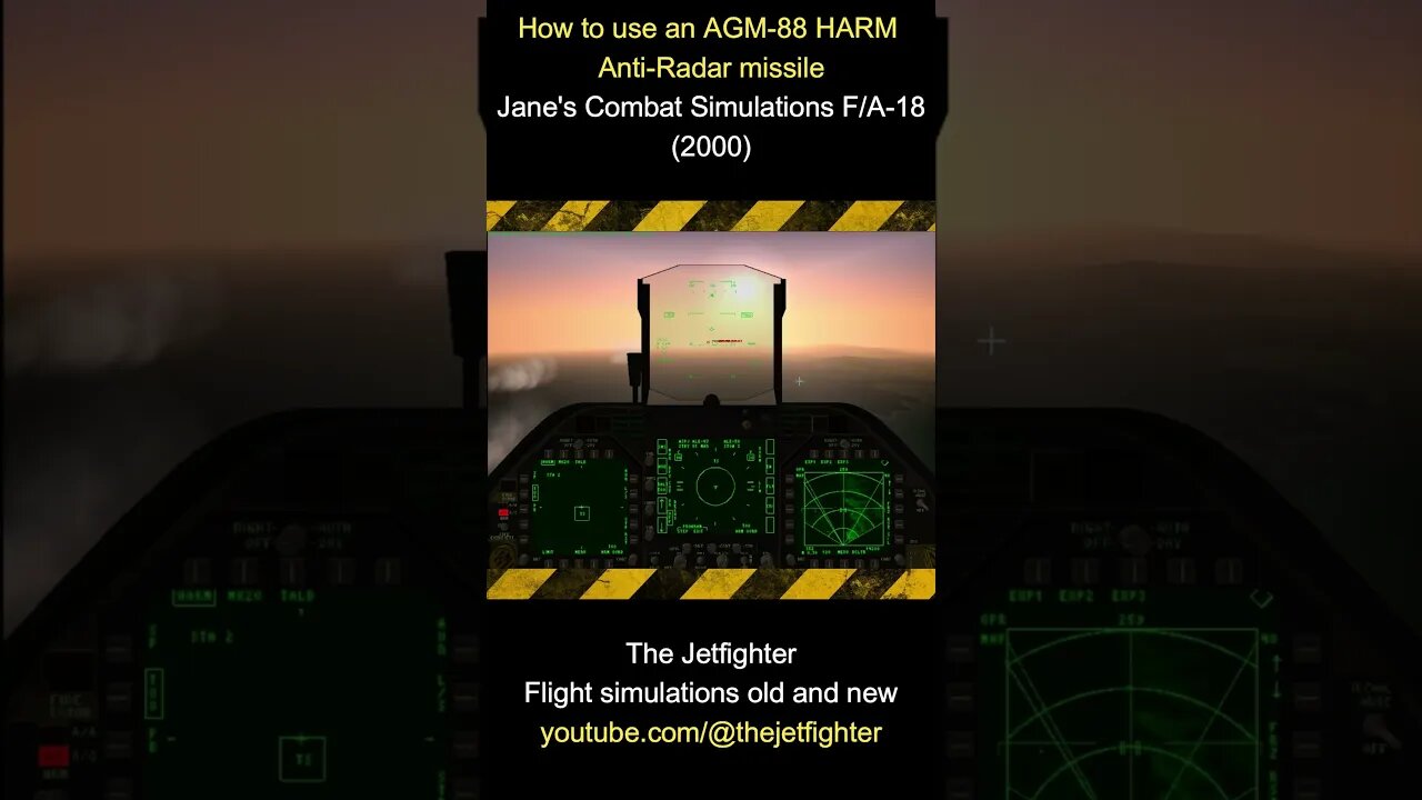 F/A-18 Superhornet: How to use the AGM-88 HARM missile