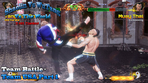 Shaolin Vs Wu -Tang (Vs The World) - Team Battle: Team USA Part 1