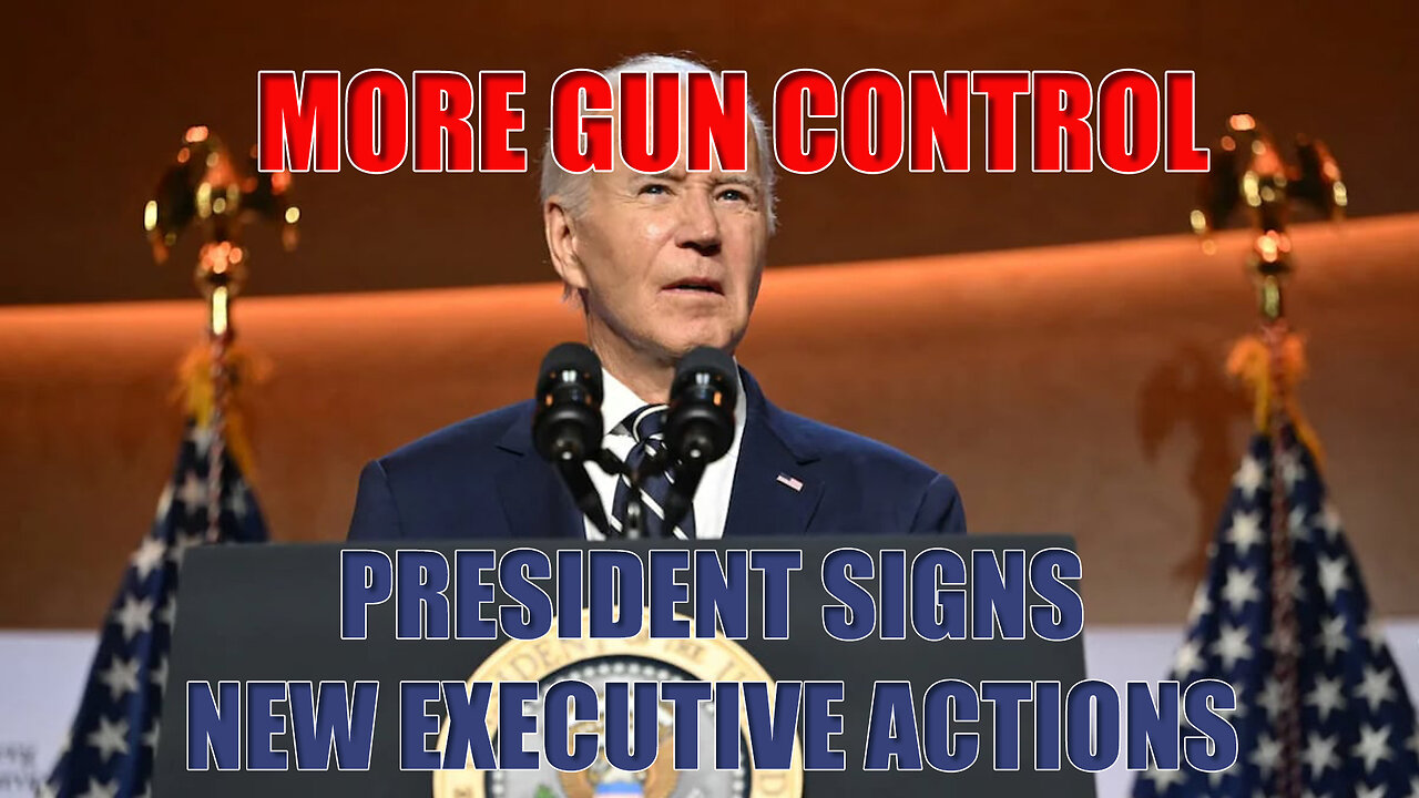 New Gun Control Executive Order