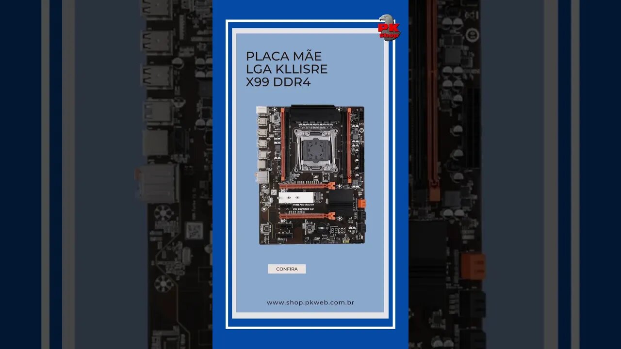 Placa Mãe Lga Kllisre x99 DDR4