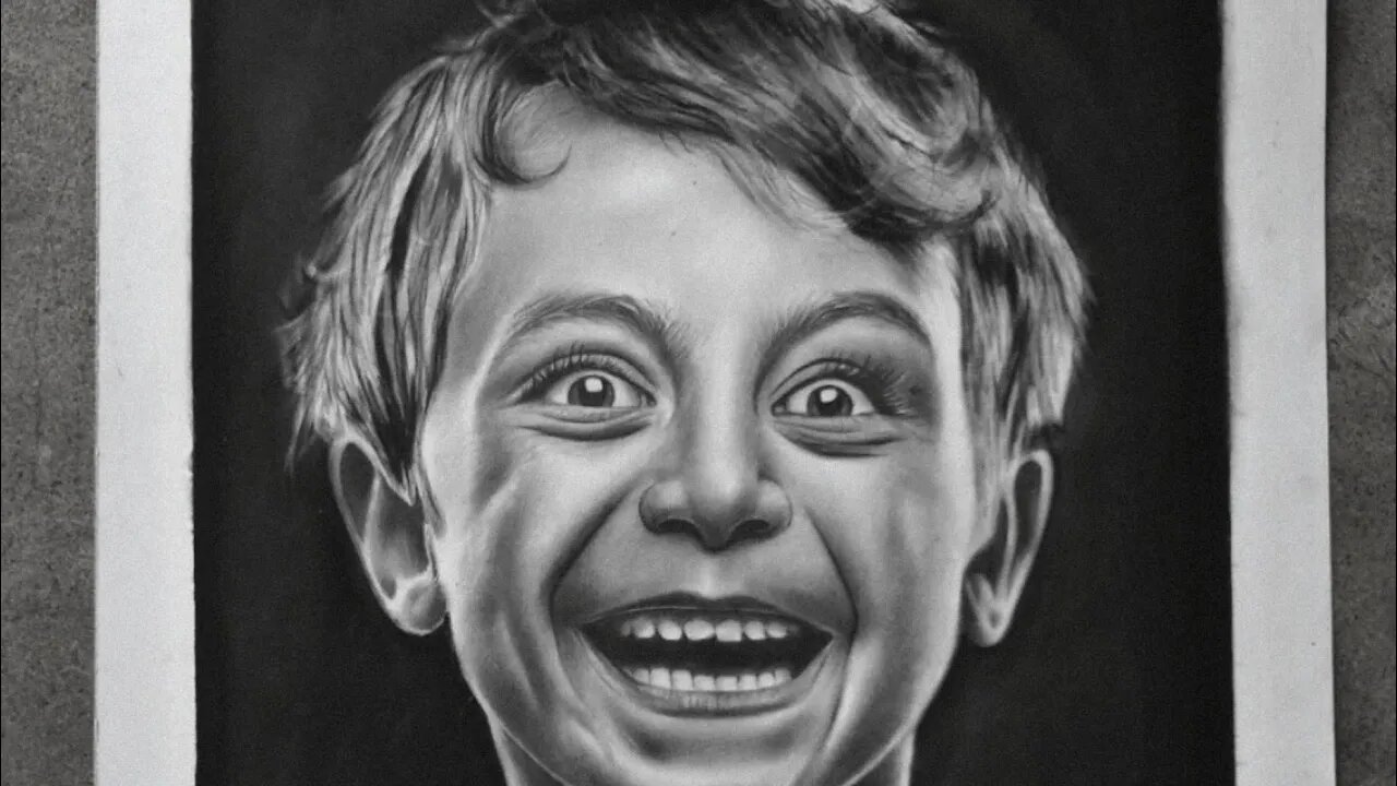 Realistic pencil sketching