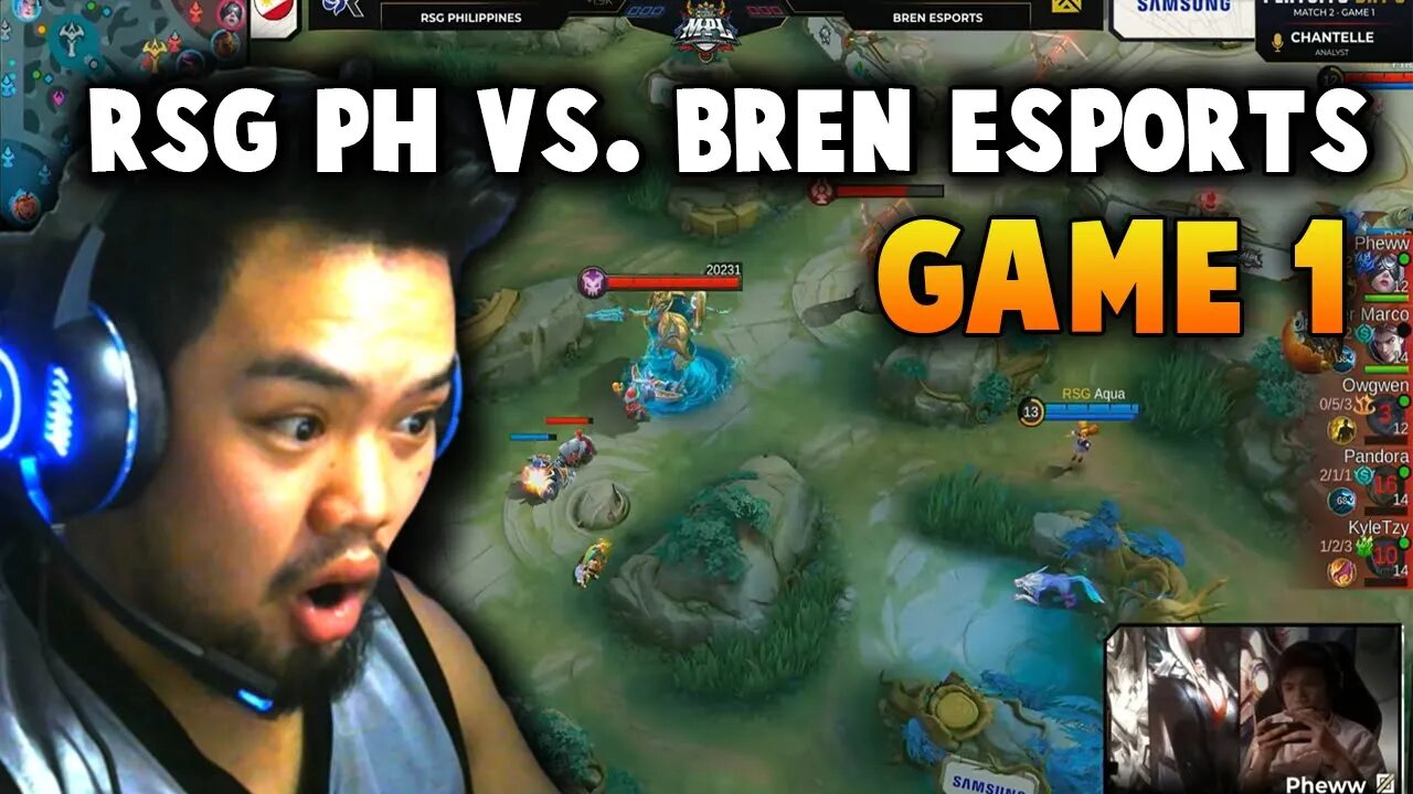 GANTI NG RSG PHILIPPINES! OFW Reacts to MPL S-10 Playoffs Day 3 - RSG PH vs. BREN ESPORTS Game 1