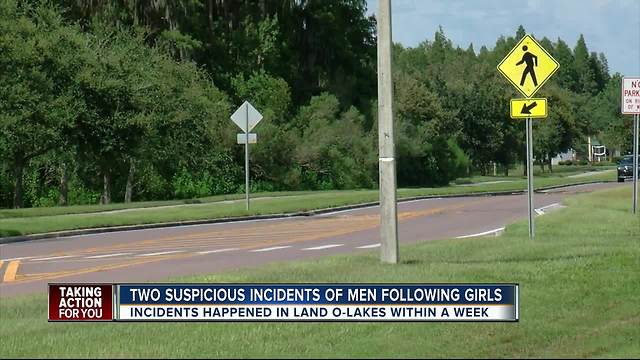 Deputies looking into suspicious incidents involving middle school girls walking home from school