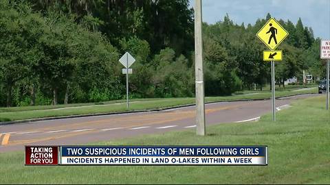 Deputies looking into suspicious incidents involving middle school girls walking home from school