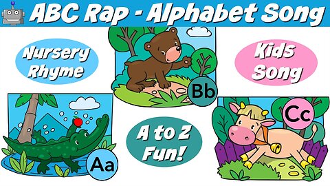 ABC RAP | KIDS SONGS | NURSERY RHYMES| SING ALONG