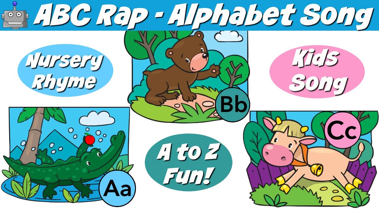 ABC RAP | KIDS SONGS | NURSERY RHYMES| SING ALONG