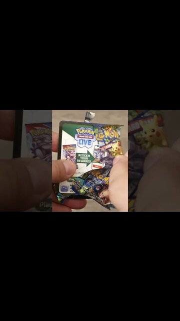 #SHORTS Unboxing a Random Pack of Pokemon Cards 180