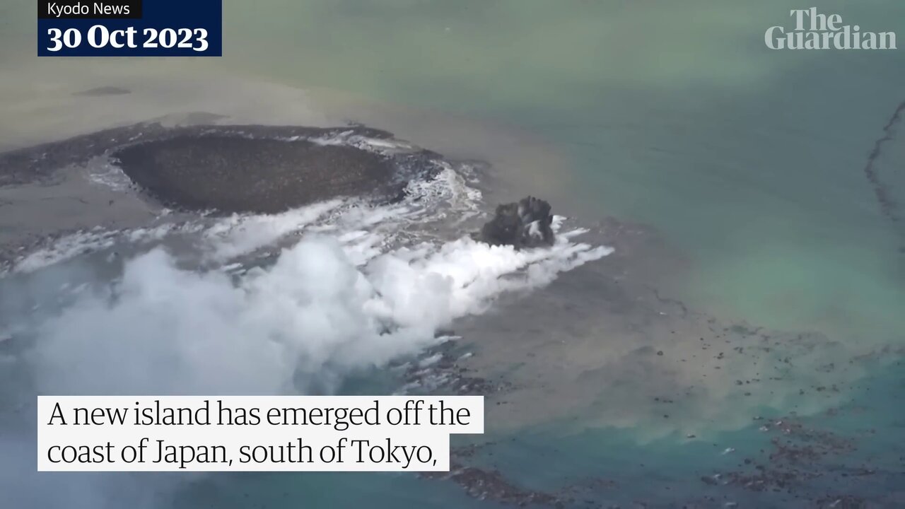 New island emerges off Japan after volcanic eruption