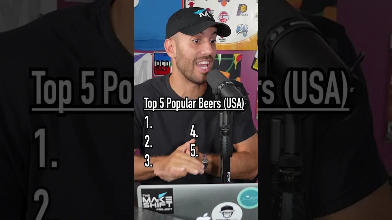 Guessing the top 5 beers in the USA in 2023 #shorts #budlight #budwiser #beer #guessinggame
