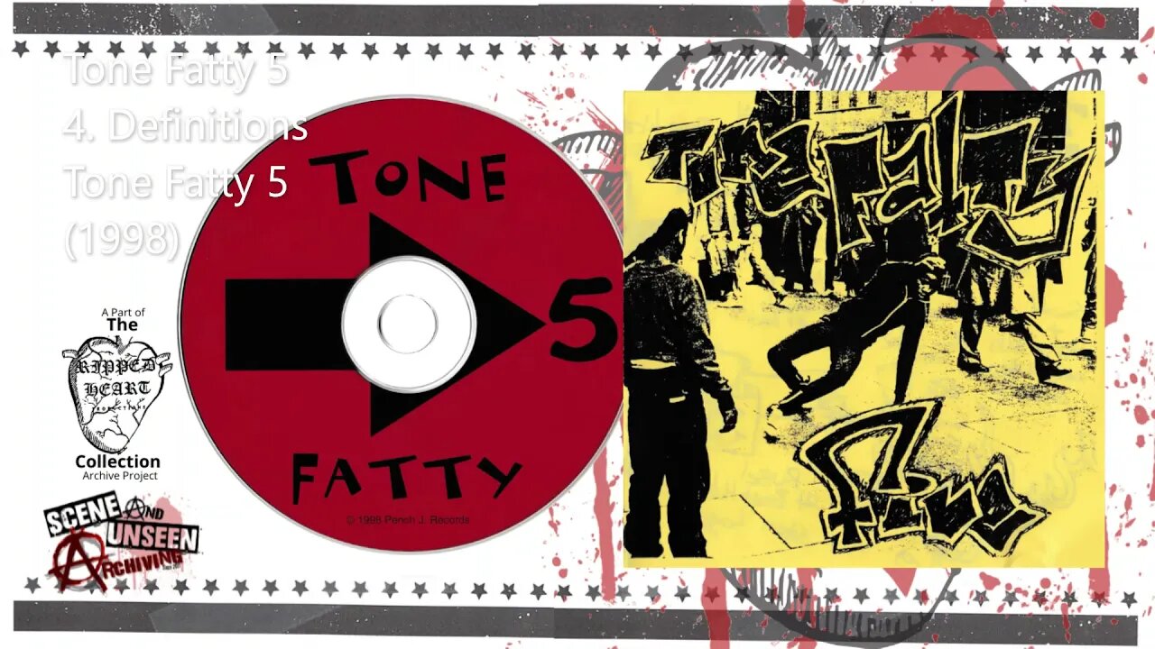 Tone Fatty 5 💿 Self-Titled (Full 1998 CD EP) Detroit Christian Ska (Face Value) Bettie Rocket Record