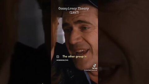 They always put it in the movies.. Conspiracy Theory 1997