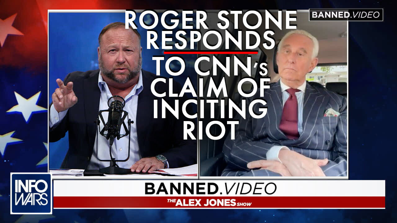 EXCLUSIVE: Roger Stone Responds to CNN's Baseless Claim of Inciting Capitol Riot