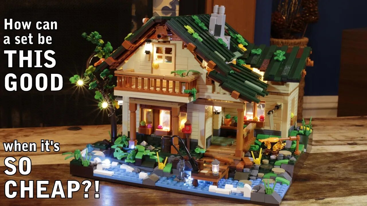 I built the Lakeside Lodge set from Fun Whole...