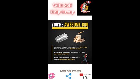 🔥You are awesome bro🔥#short🔥#motivation🔥#wildselfhelpgroup🔥8 march 2022🔥